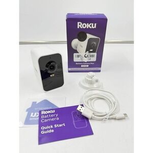 Roku Battery Camera for Home Security - New Weather-Resistant Indoor & Outdoor